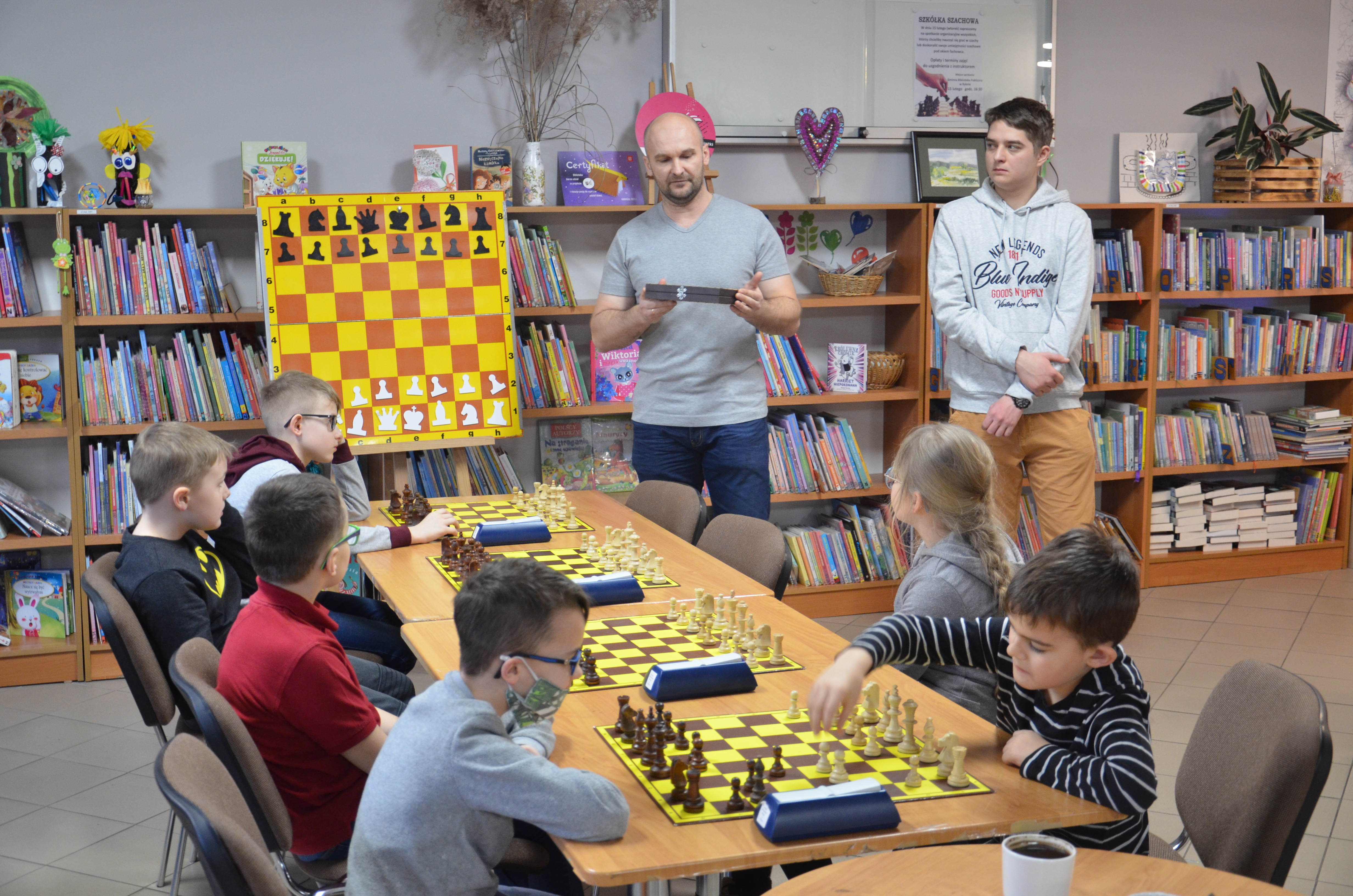 spotkanie organizacyjne szkółki szachowej